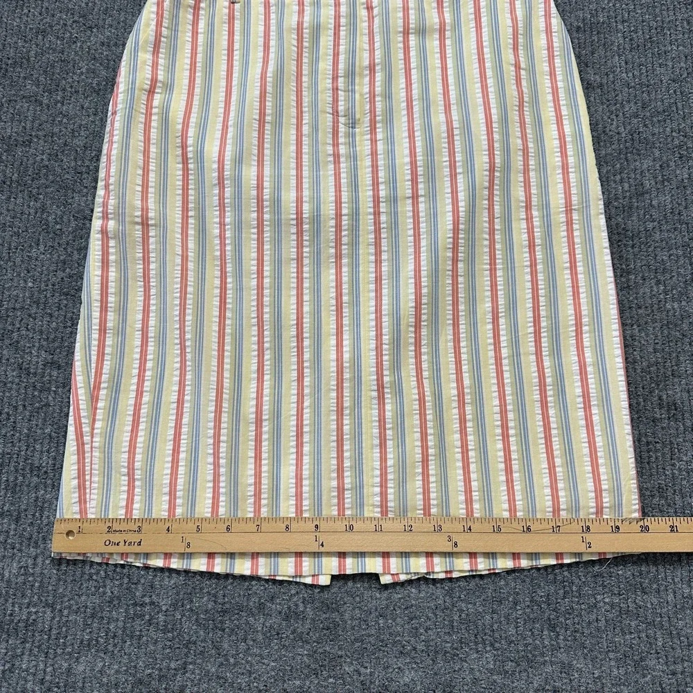 Brooks Brothers Womens Skirt Size 10 Multicolor Striped Office‎ Workwear
